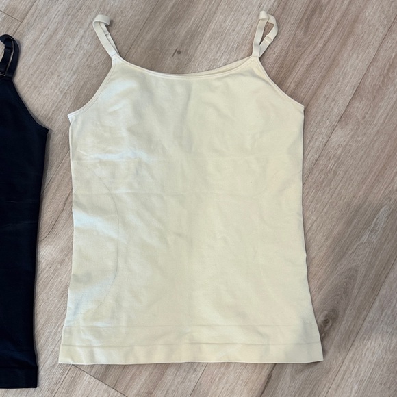 Shapermint Essentials Black and Cream Shapewear Tanks - Picture 2 of 6